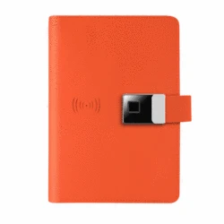 New arrival personalized electronic notebook with fingerprint lock erasable black notepad for business gift