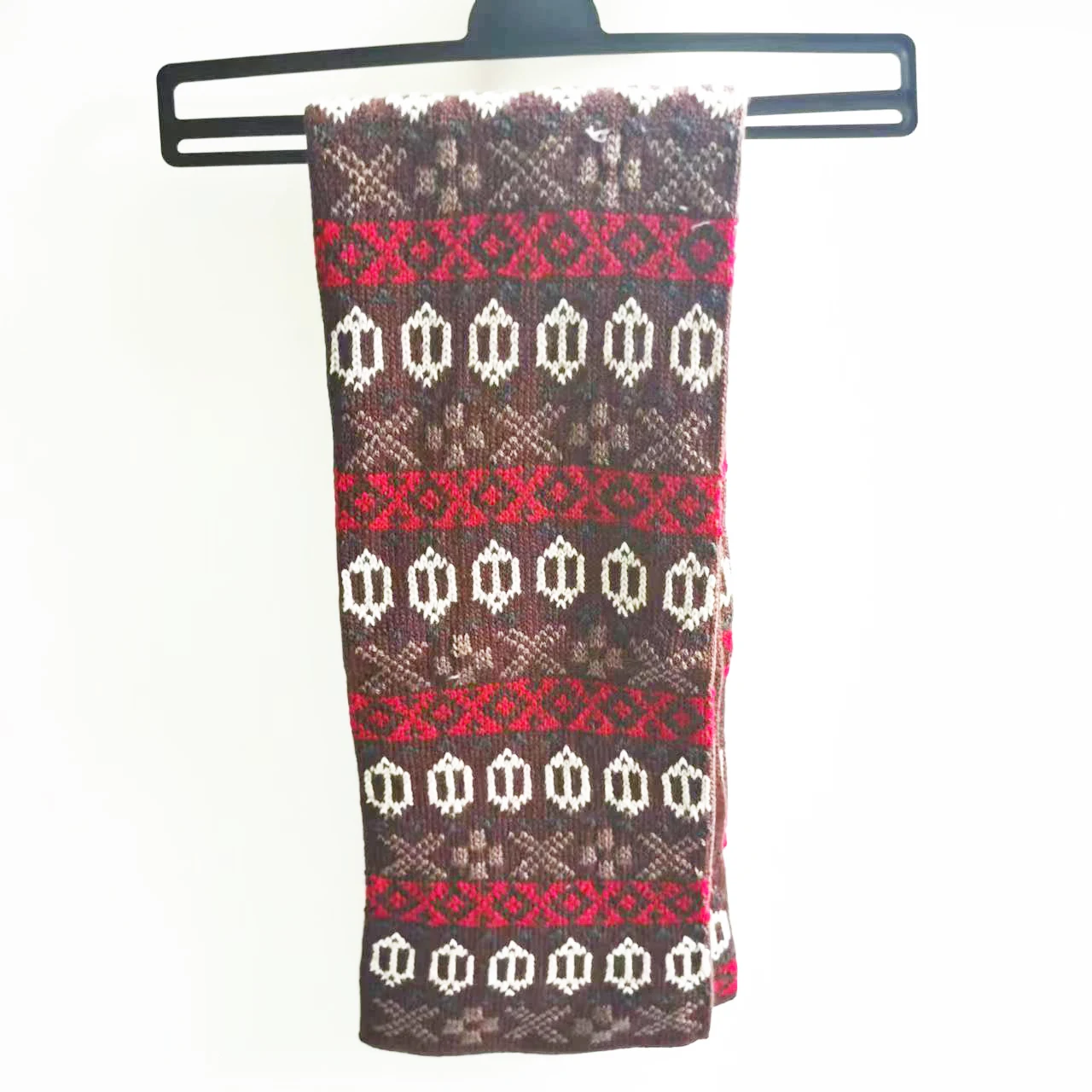 Classic Fashion In Stock Double Layer Kids Scarf Jacquard Neck Warmer Knitted Children Soccer Scarf