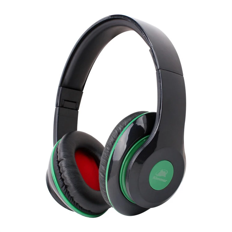 Terrific foldable 3.5mm or USB connector 40mm speaker wired over-ear headphone headset for computer/mobile phone use