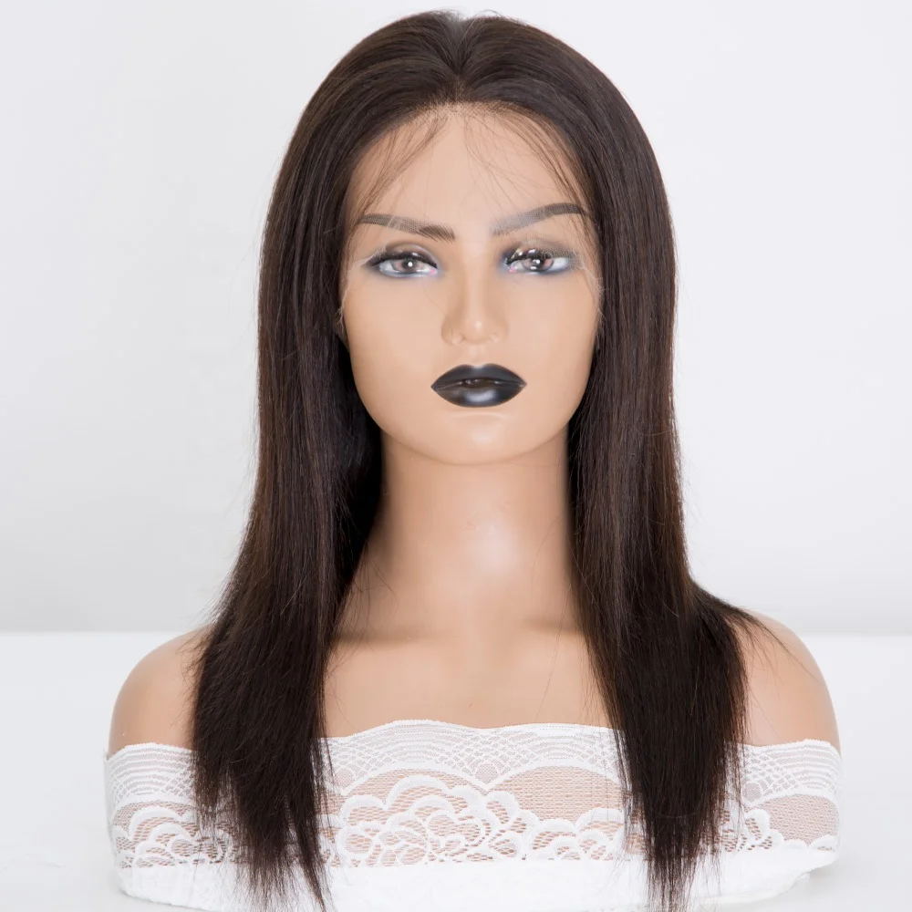 Ready to Ships transparent swiss lace wig 180% thick density virgin mongolian hair full lace wigs
