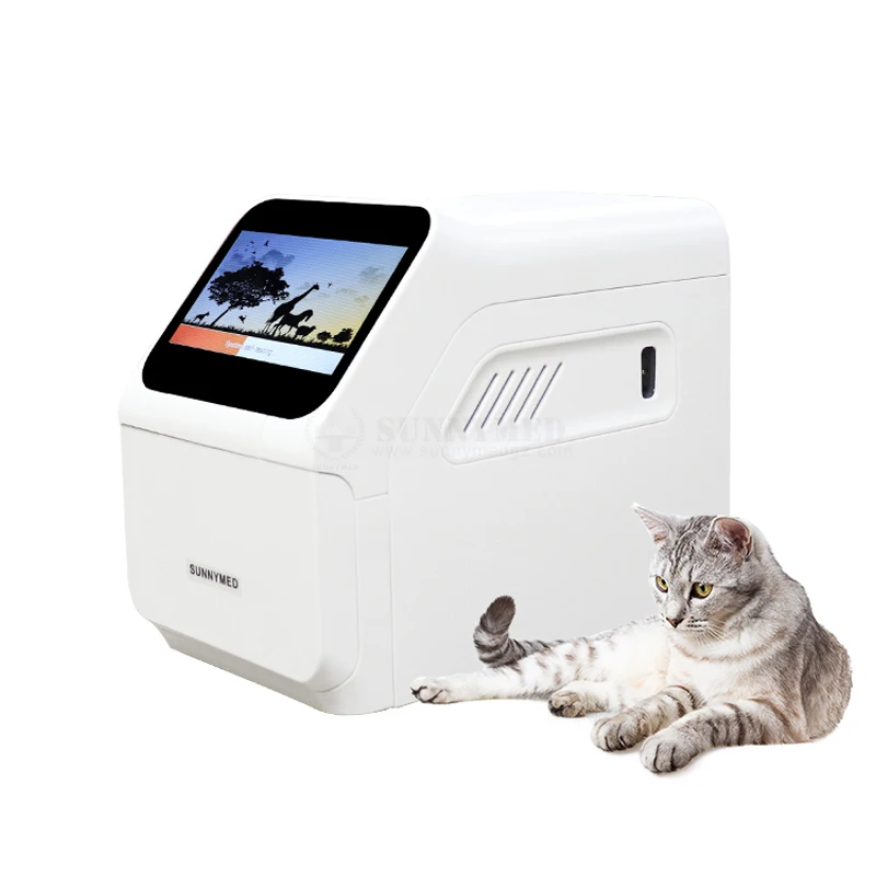 SY-B173V Quick Result Analyzer Veterinary Chemistry Fully Auto Biochemistry Dry Biochemical Analyzer Blood Test Machine
