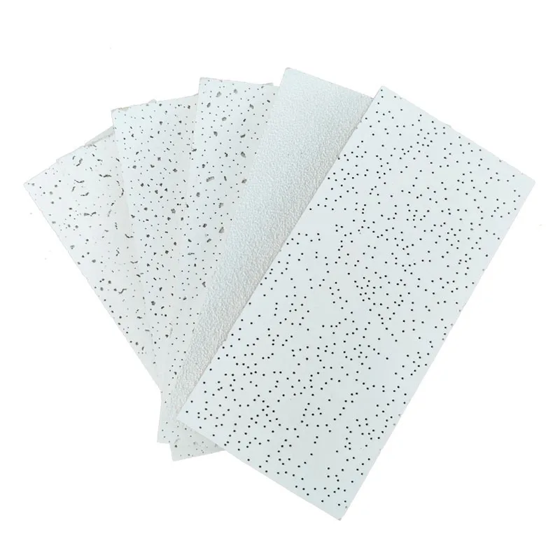 Low Price 2x4 Acoustic Perforated Ceiling Tiles Mineral Fiber Suspend Ceiling Plate
