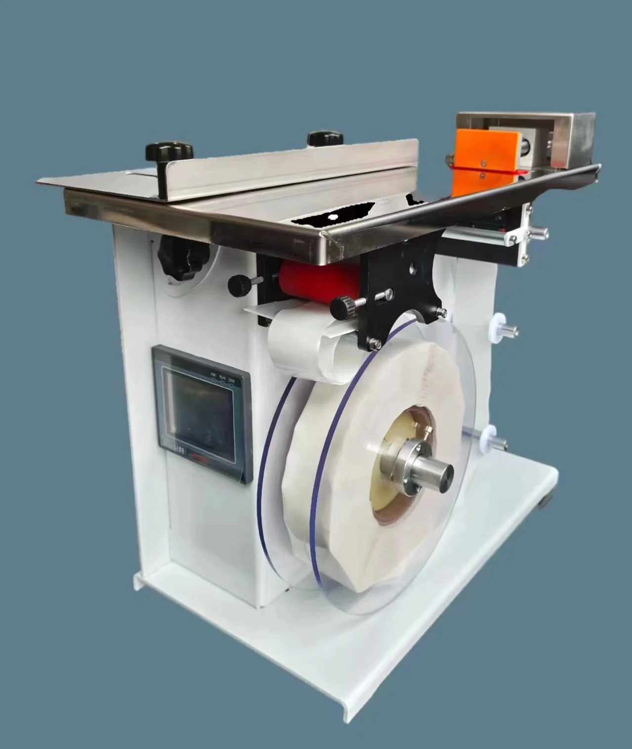 H782 Carton Transparent Anti-tamper Adhesive Label L Type Sticker 90 Angel Sealing Packing Labeling Machine