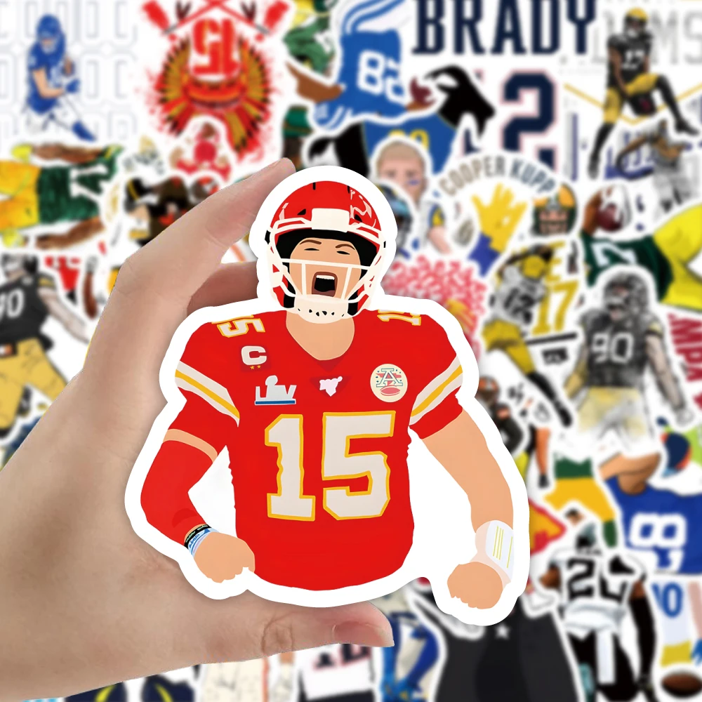 Football Star Stickers Die Cut Vinyl Decorative Laptop Skateboard Fridge Luggage Guitar Art Sticker