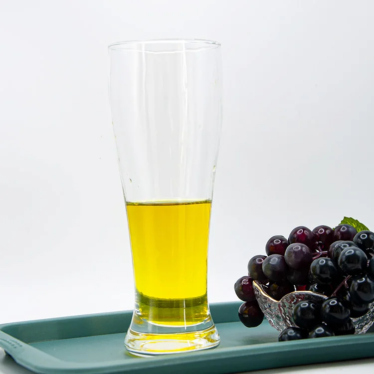 China Factories 16oz 500ml Beer Glass Cooling Beer Glass Leadfree Crystal Tulip Beer Glass for Bar Tables