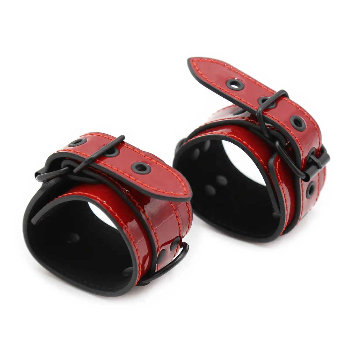YiWu bdsm sex toys PU Bright leather Cuffs Bondage SM Restraint Toys Bondage Restraint Sex Products SM Toys For Adults Sex Shop