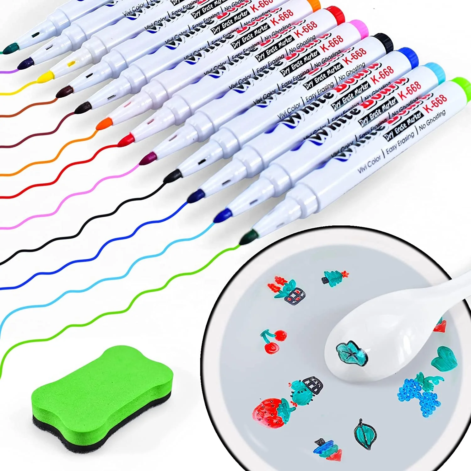 2022 Magical Floating Ink Pen Floating Marker Doodle Drawing Water Painting Pen For Kids