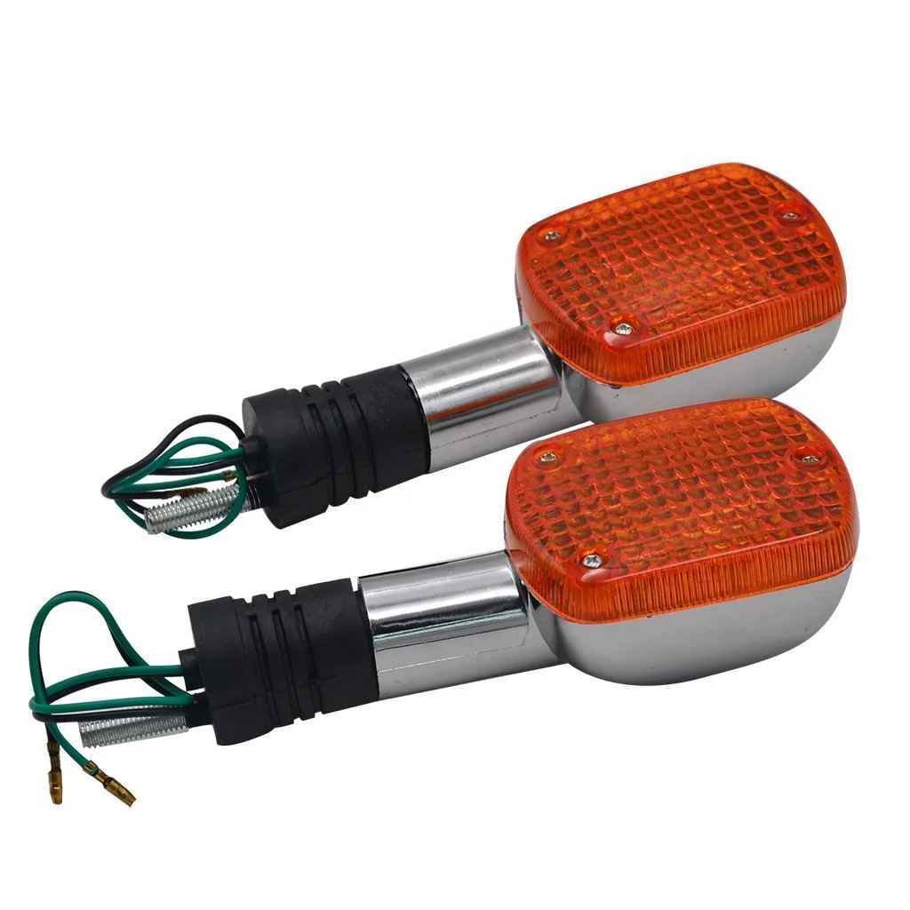 1 Pair Turn Signal Lights Motorcycle Indicators Flowing Flashing Signal Lamp for Honda Honda Shadow  Steed Rebel Magna 250