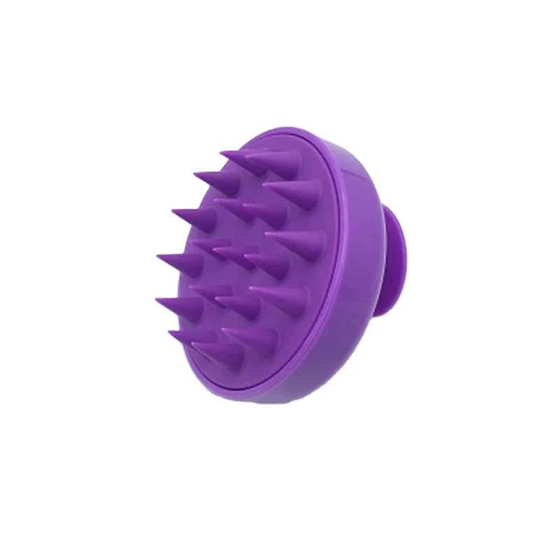 OEM Scalp Care Head Scrubber Handheld Soft Silicon Hair Brush Hair Scalp Massager Silicone Shampoo Brush For Deeply Cleansing
