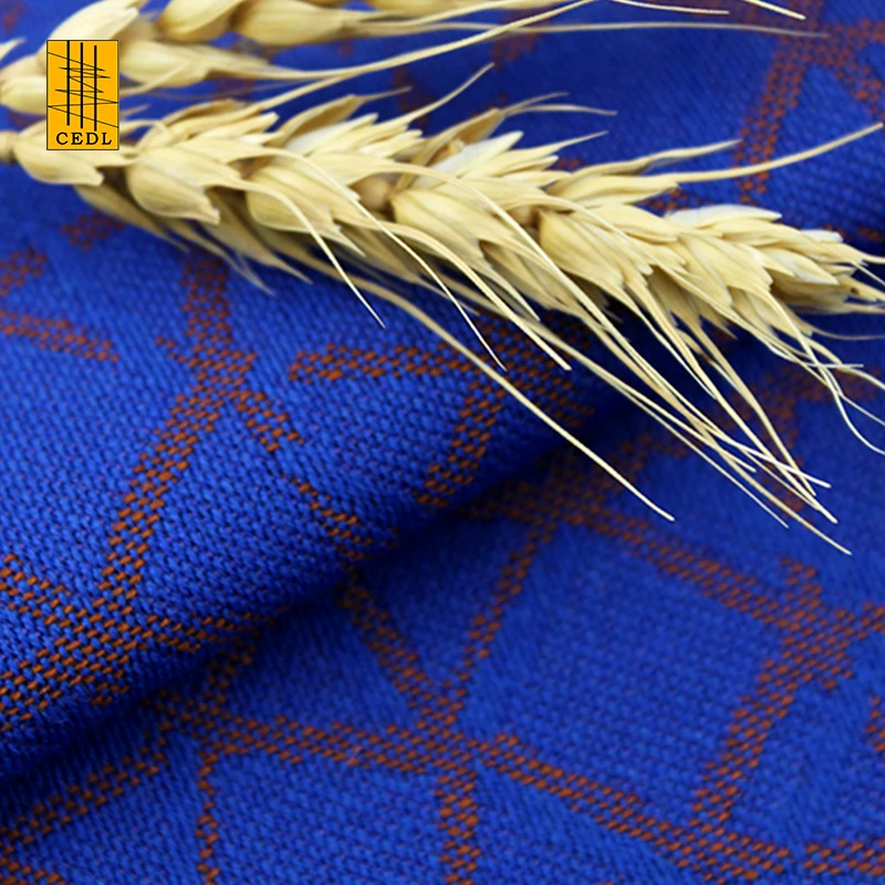 Fashionable Hot Selling Fireproof Smoke  for Air Seat Train  Bus Seat Fabric  Wool Polyester Jacquard FabrIc Yard Dyed Fabric