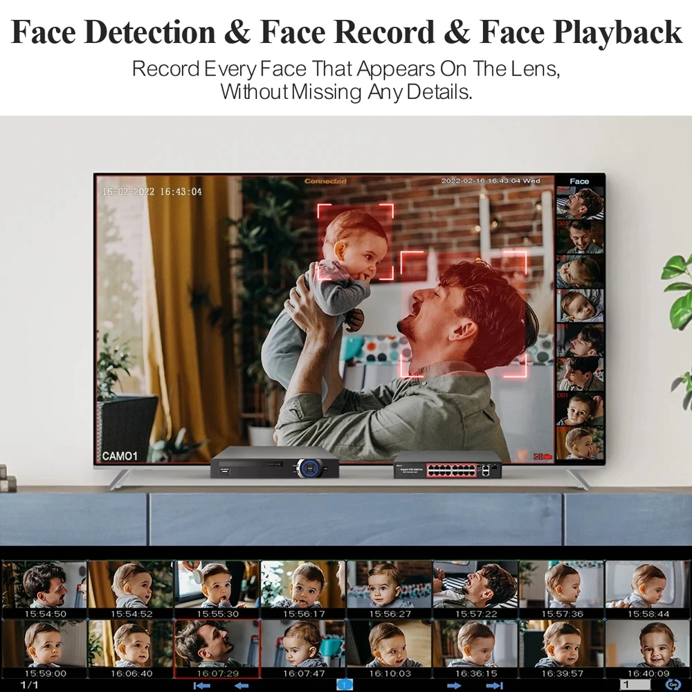 32 Channel Security Camera Kit Full HD DVR Outdoor and Indoor Surveillance with Night Vision Fast Delivery OEM Wholesale