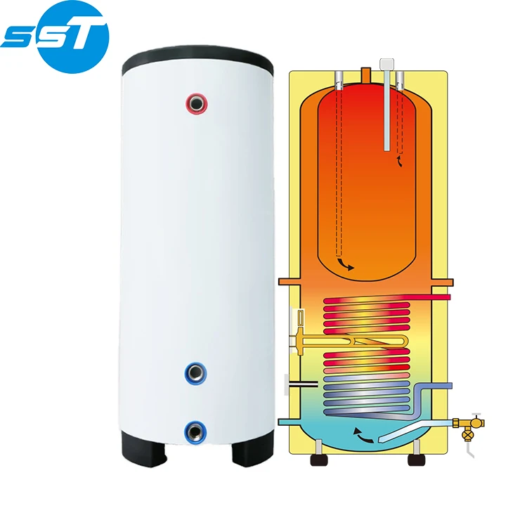 100L ~ 500L Duplex Steel 2205 Heat Pump Used Hot Water Tanks Water Storage Tank for Sale