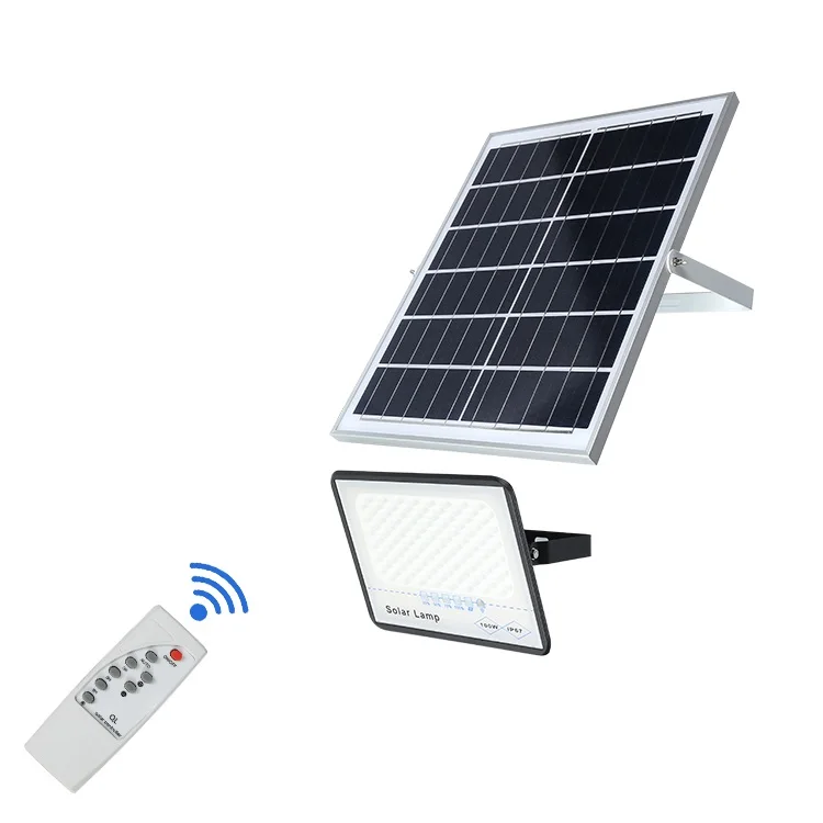 Наружный водонепроницаемый IP67 50 Вт 100 200 300 Солнечный Светодиодный прожектор высокой