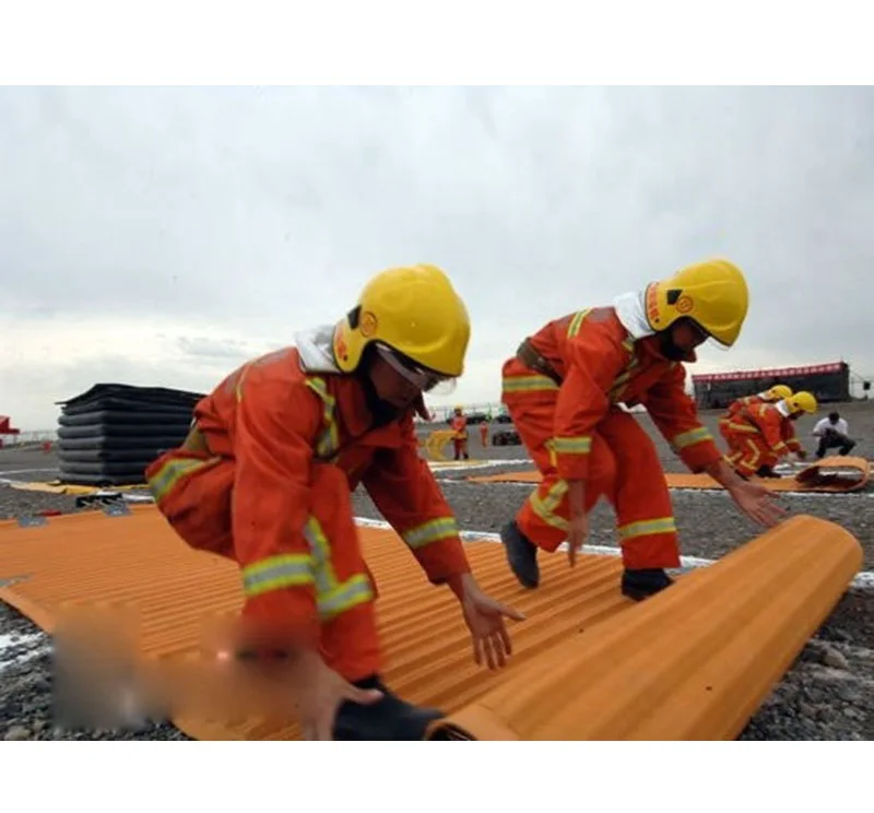 Aircraft rescue pavement (woven curled type)Jointable Helipad pavement helicopter field helipad emergency rescue  pavement