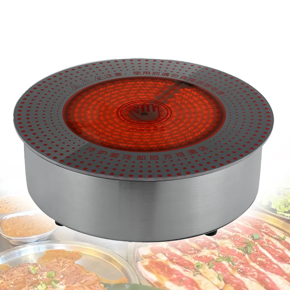 Zhuoyue DT288 TITANIUMS instant noodle cook top electric burner stove cook top CKD SKD accessories commercial ceramics oven