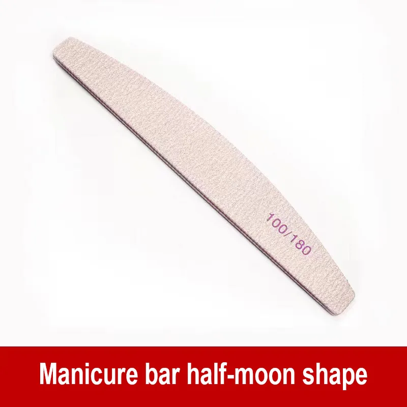 Professional Custom Logo Emery Board Manicure Pedicure Art Tools Double Sided Nail File Set 80 100 150 180 Grit Nail File