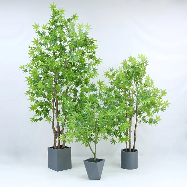 The lowest wholesale price artificial plant tree flower leaves for scene decoration