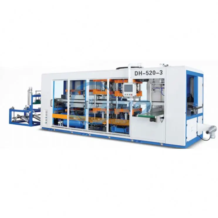 Big Disposable Thermocol Plate Making Machine Thermoforming Machines Best Price 11tons Food & Beverage Factory 0.7 Mpa