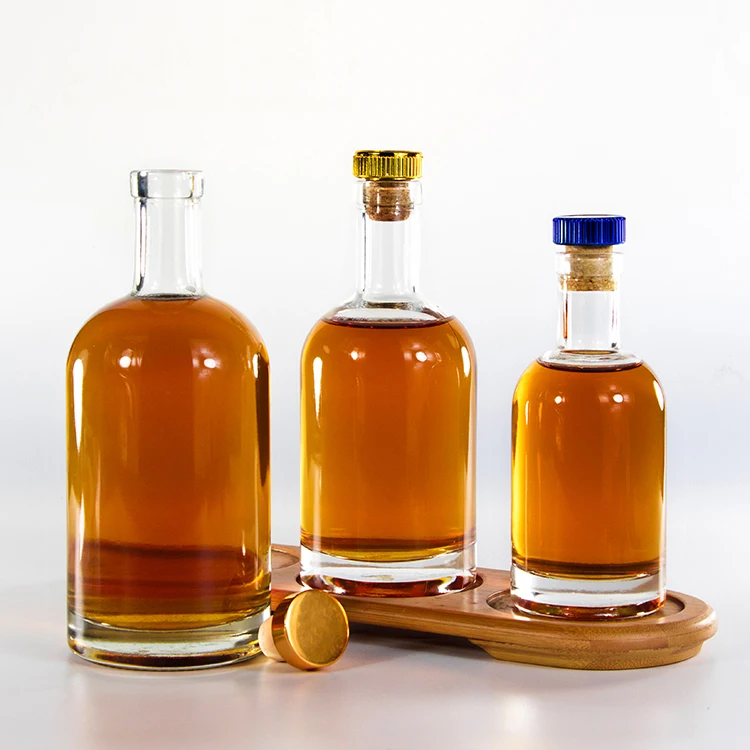 Direct Manufacturer 750ml wine glass bottles Luxury Style empty wine bottle bottle for whisky