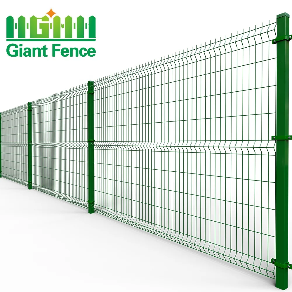 ECO Friendly 3V Shape Fence Decorative Security Fence Hardware with PVC Coated Metal Frame Nature Wood-Garden fence