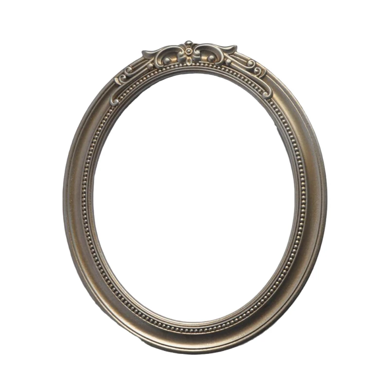 Retro European Style Large Vintage Wall Oval French Mirror