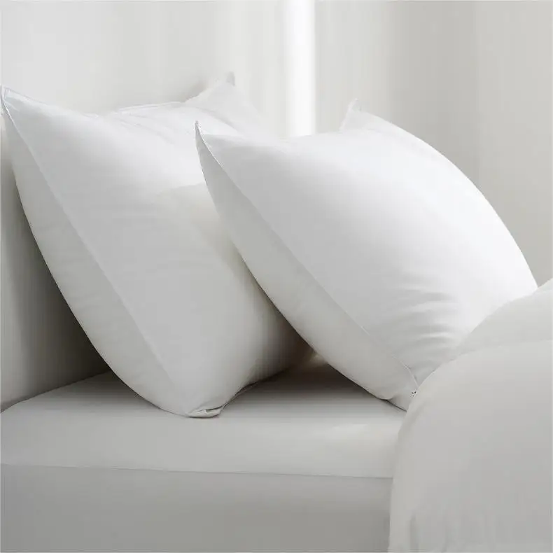 New hotel comfortable breathable feather velvet soft cotton pillow