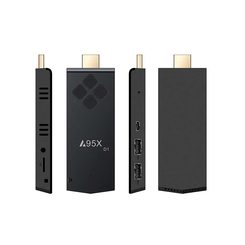 Wholesale A95X D1 S905W TV Stick Android 8.1 Quad-core 2.4G Wifi Mini Dongle 4K Android Tv Sticks For Youtube