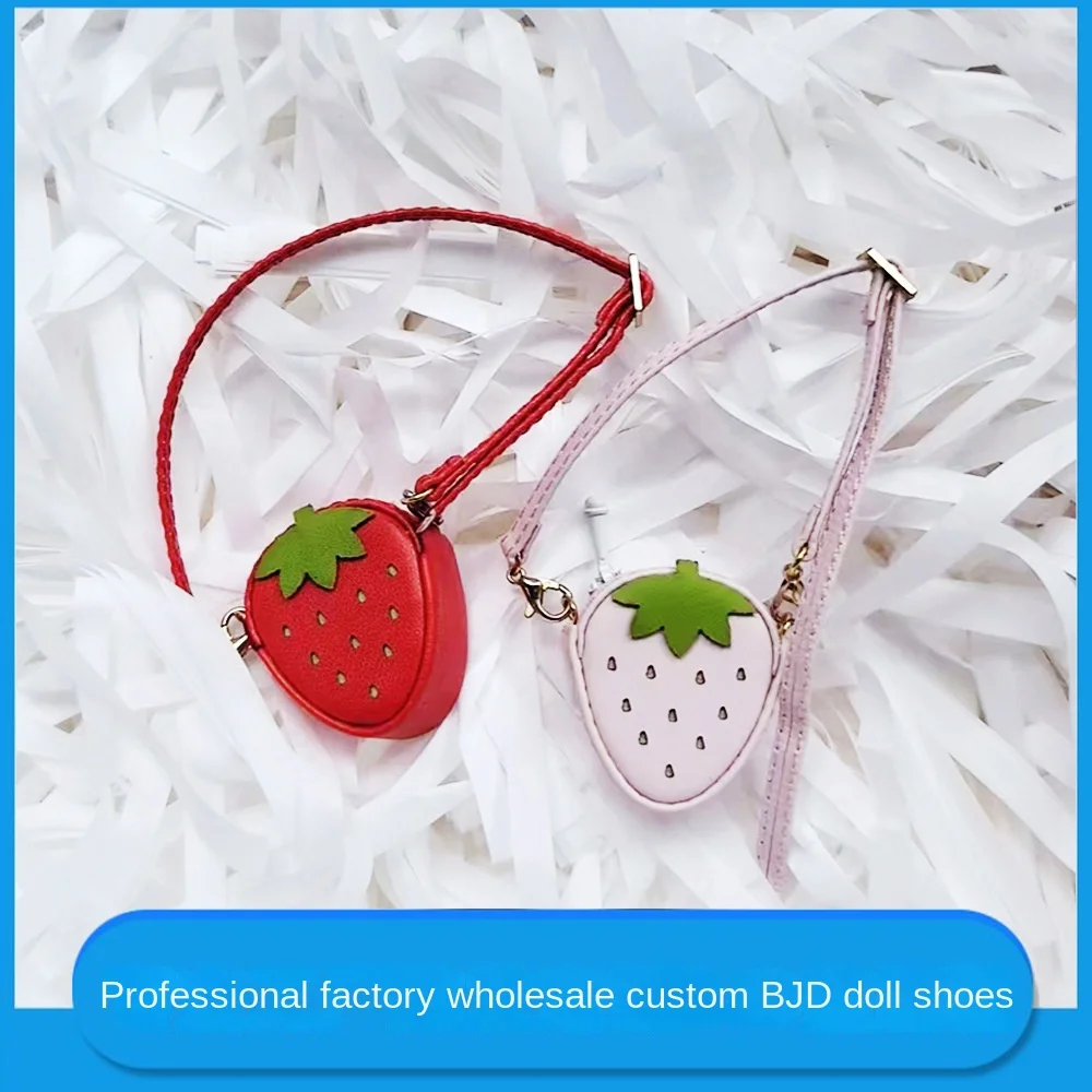 BJD 1/12 1/8 1/6 Mini Doll Bag EXO Labubu Fashion Strawberry Accessories for BJD Dolls