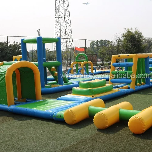 WINSUN Amazing Splash Inflatable  Water Park Toys,inflatable Float Challenge 5k Obstacle Course,inflatable Water Equipments