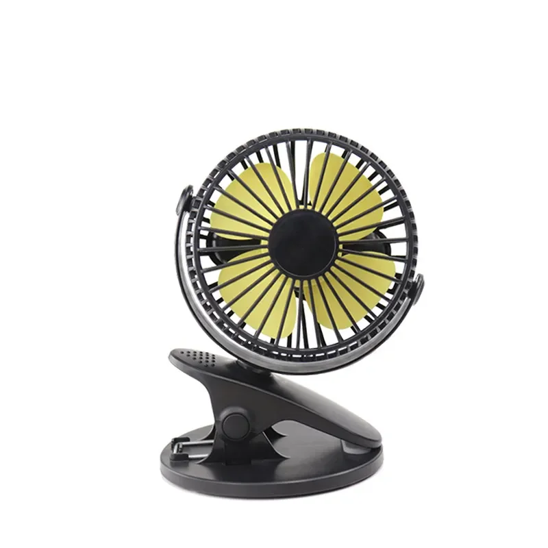 360 Degree Rotation Custom Electric Fan Mobile Phone Small Desk Hand Metal Mini 6 Inch Usb Portable Rechargeable Fan