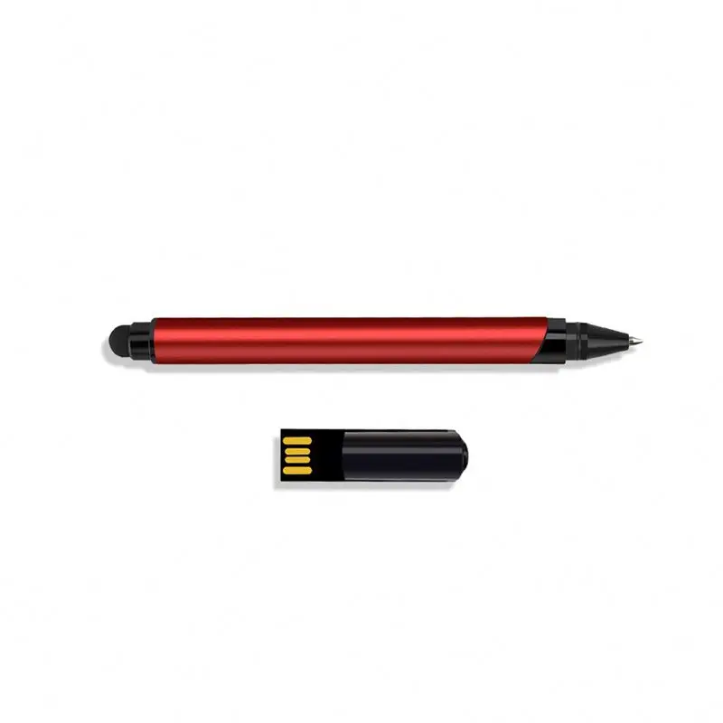 Многофункциональная металлическая Usb-ручка стилус флешка 16 ГБ 32 гелевая подарочная ручка 64 г 128 рекламные ручки/