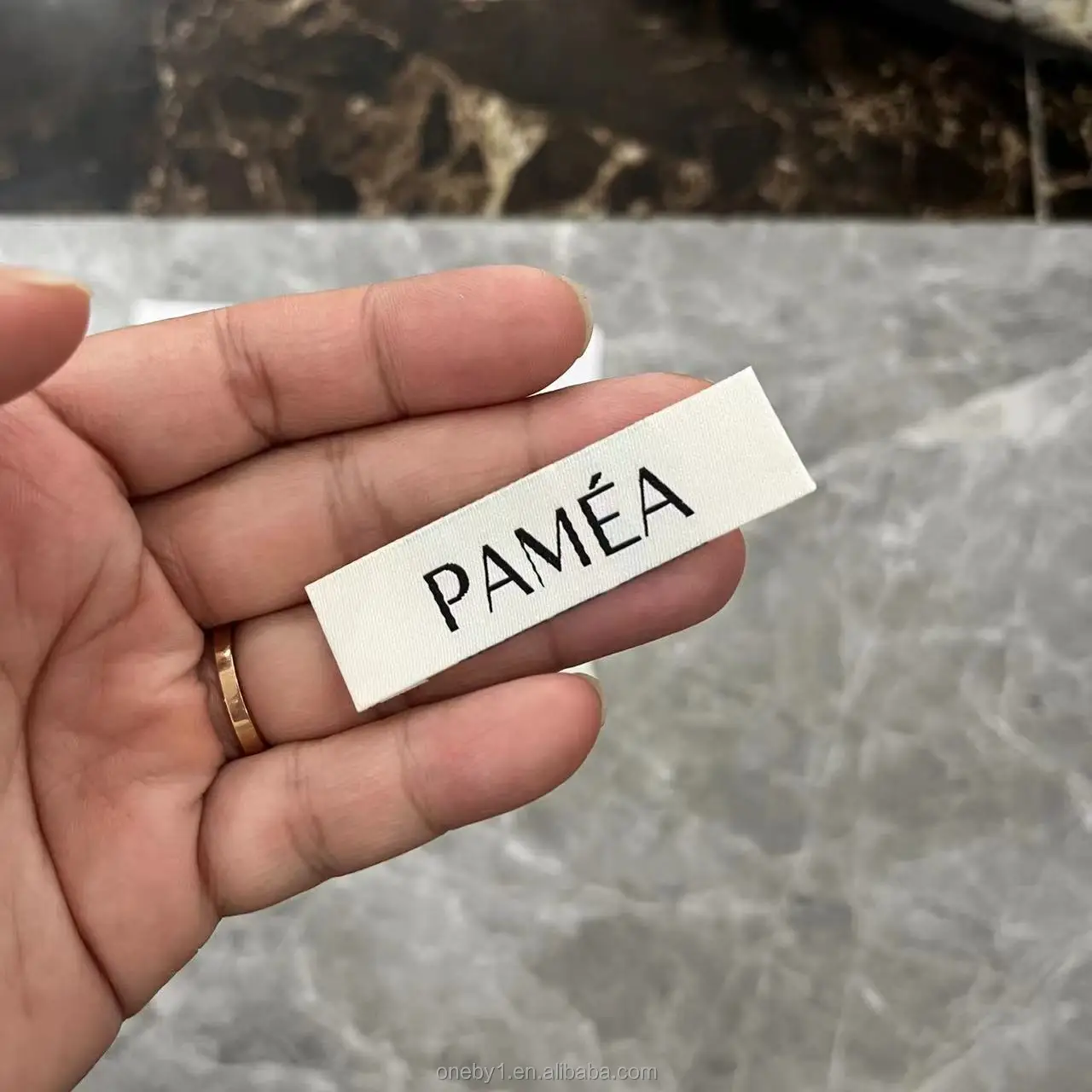 Garment Woven Labels For Clothing Free sample provide unique cheap high quality Damask CustomManufacturer shoes hats label