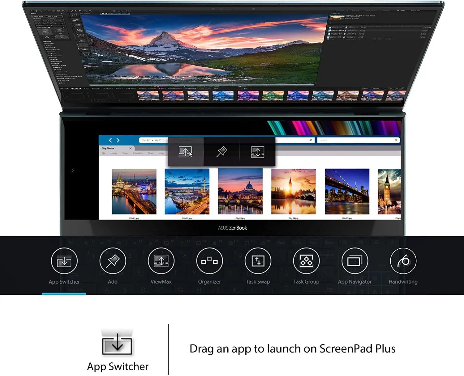 brand new and Original  ASU S ZenBook Duo, Intel Core i7, RTX3050TI,16GB RAM, 1TB SSD,14.5 inch,120Hz 2.8K double touch screen