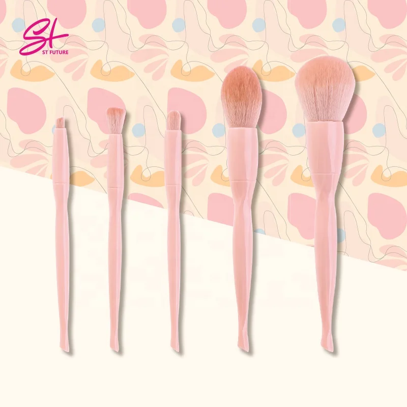 2021 Hot Sale Makeup Brushes Private Label logo Normal Size 11 Piece Blush Powder Foundation Makeup Brush Set