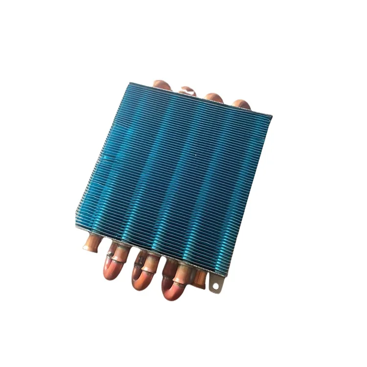 Factory directly design hot whole corrugated aluminum fincopper tube evaporator condenser coil  heat exchange of air conditioner