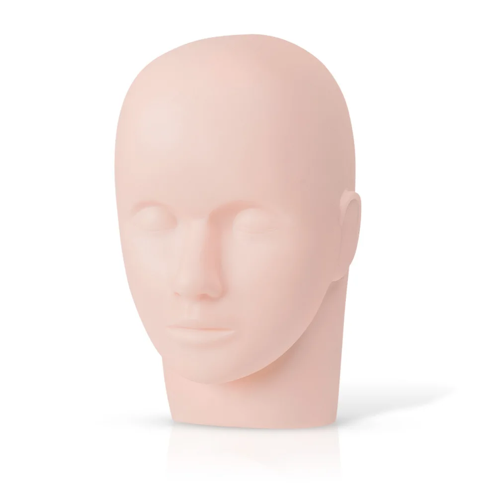 Newest Realistic Silicone Tattoo Practice Skin Eyebrow  Beauty Practice Skin Makeup Mask Mannequin Head