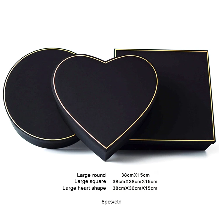 JODY большой 99 розовых шелковых атласных круглых квадратных в форме сердца высококачественные Цветочные принадлежности Подарочная коробка для цветов