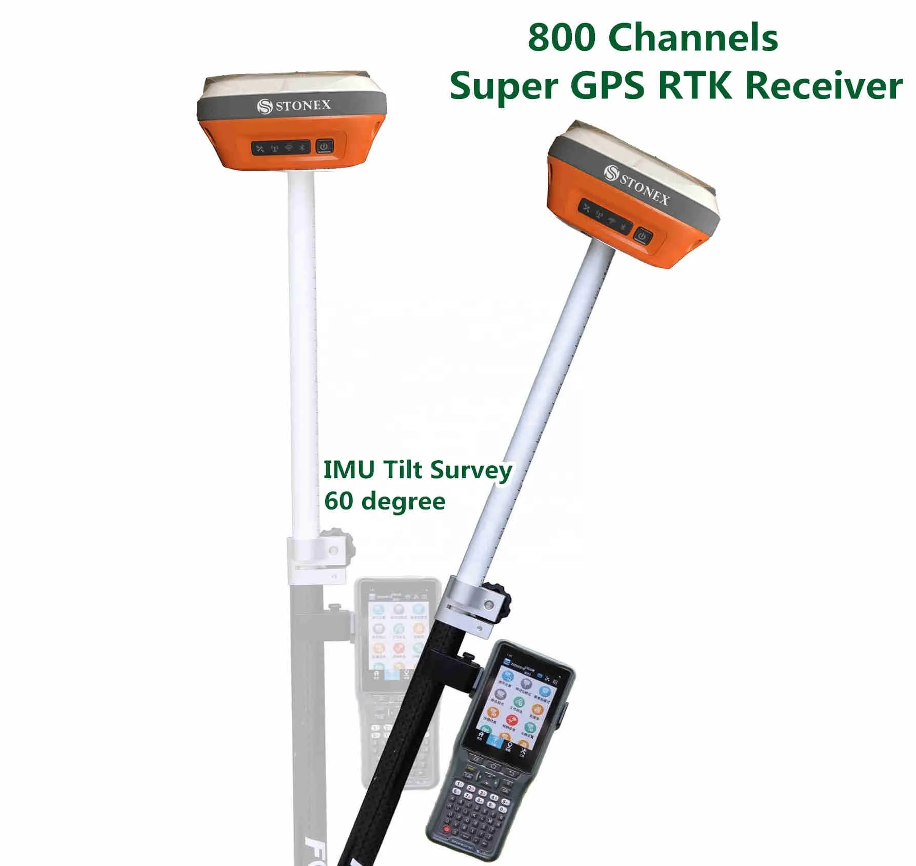 800 каналов трансивер оснащенный автоматическим наклоном IP68 Atlas gnss rtk gps stonex s3a