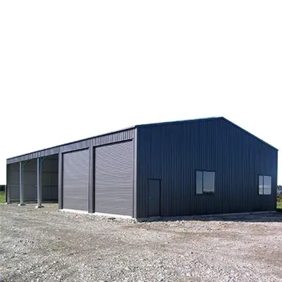 steel structure modular prefabricated factory building low cost industrial worshop shed design