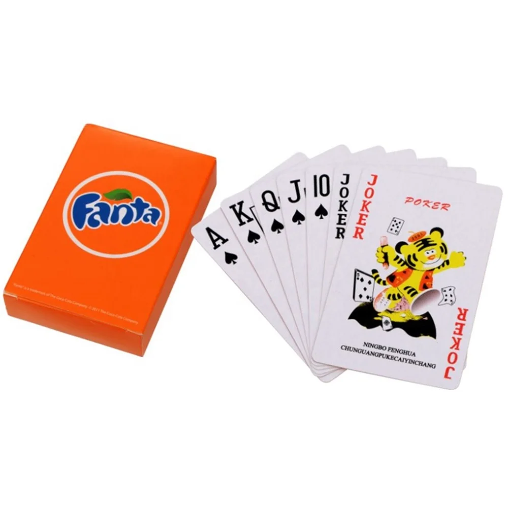 Custom High Quality Printing Bridge Size Custom Advertising Playing Cards