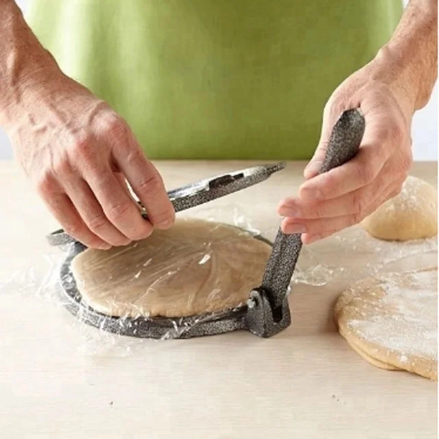 Nonstick Warmer Roti Press Kit Burger Press Cast iron Tortilla Press