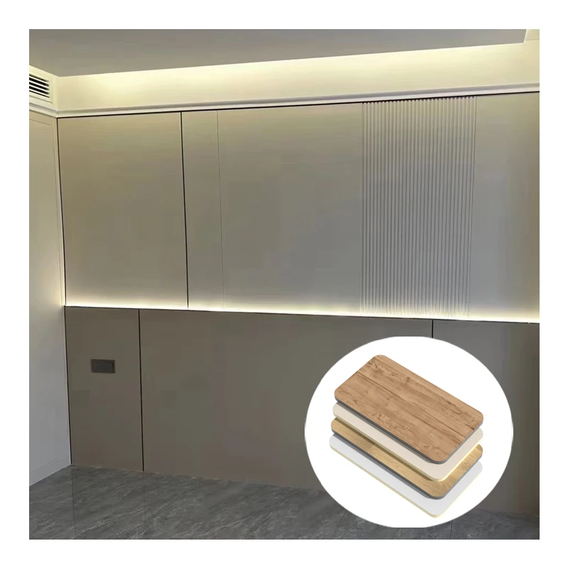 Wood veneer solid metal plate bamboo wood fiber wall panel paint-free bamboo charcoal metal wood veneer