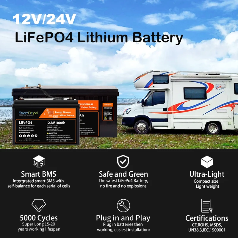 Литий-ионный аккумулятор 12 В 200ah цена Вольт 100 ah литиевая батарея lifepo4