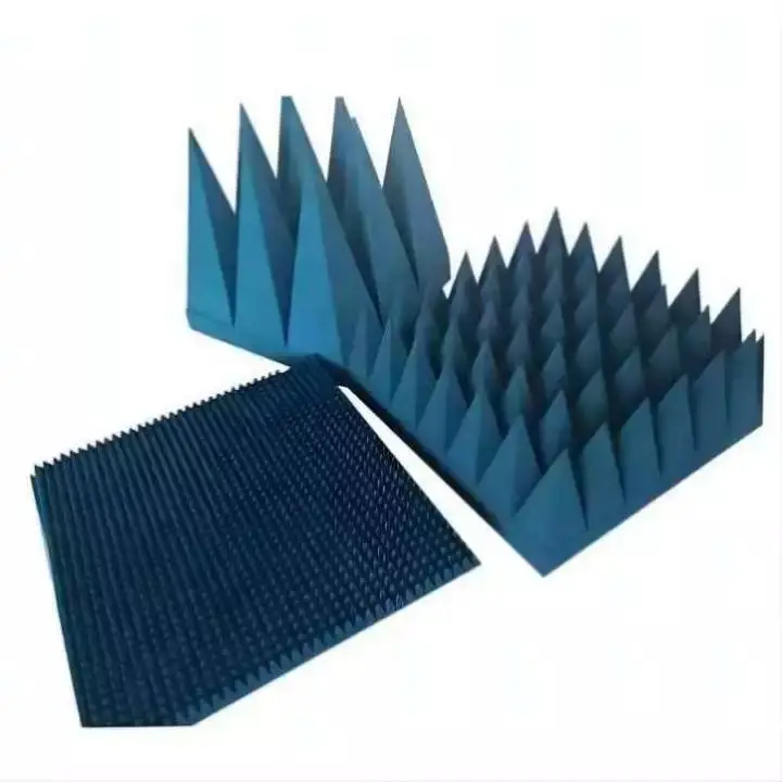 High quality good performance durable foam flat-sheet  electromagnetic wave absorber pyramid for emi