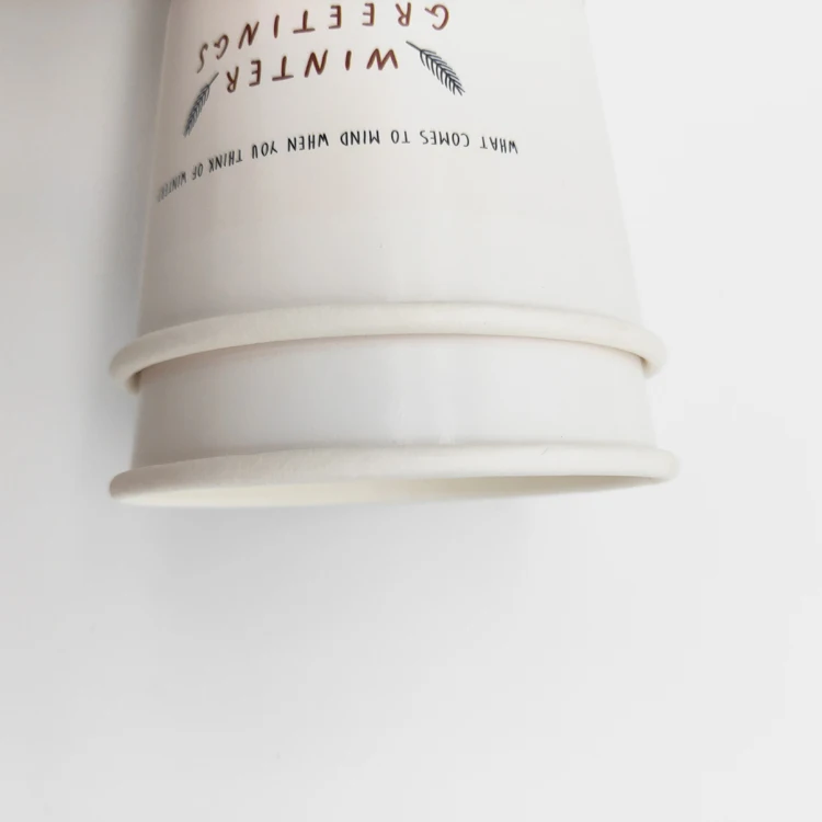 Wholesale Factory 12Oz 16Oz 24Oz Customized Cold Hot Beverage Paper Cup Printed Paper Double Wall Disposable Coffee Cups