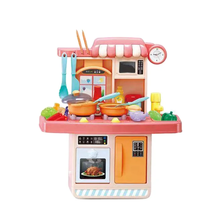 water function light sound pretend play cooking kitchen toys