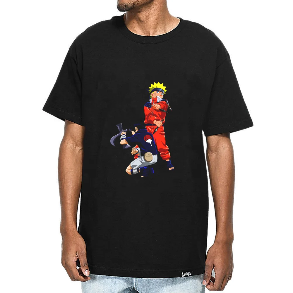 
Men T-Shirt Women High Quality Tops Boy Short Sleeve T-Shirt Top Tee Clothes Sasuke Uchiha T Shirt Men 