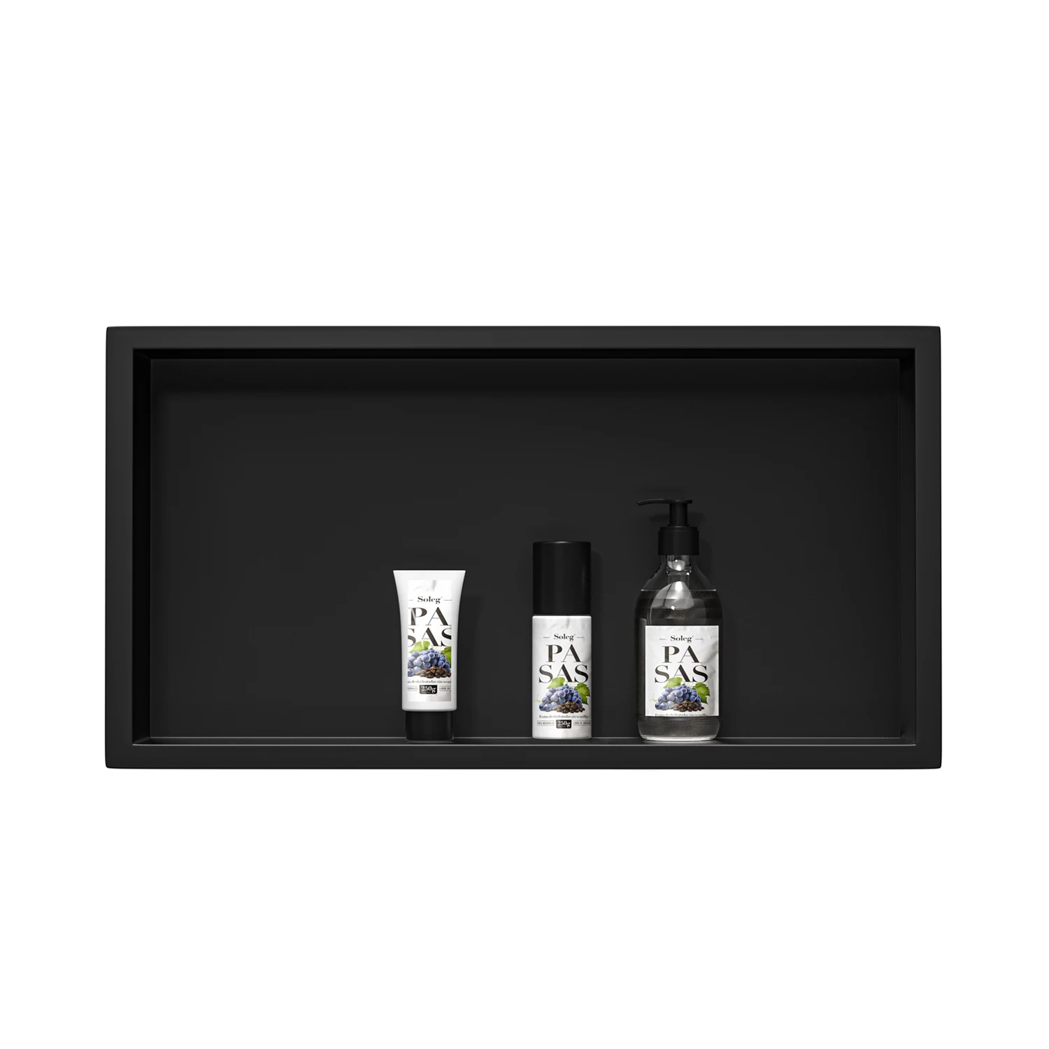 Innovative 304 Stainless Steel Wall Niche with Multiple Sizes for Space-Saving and Organized Bathroom Storage