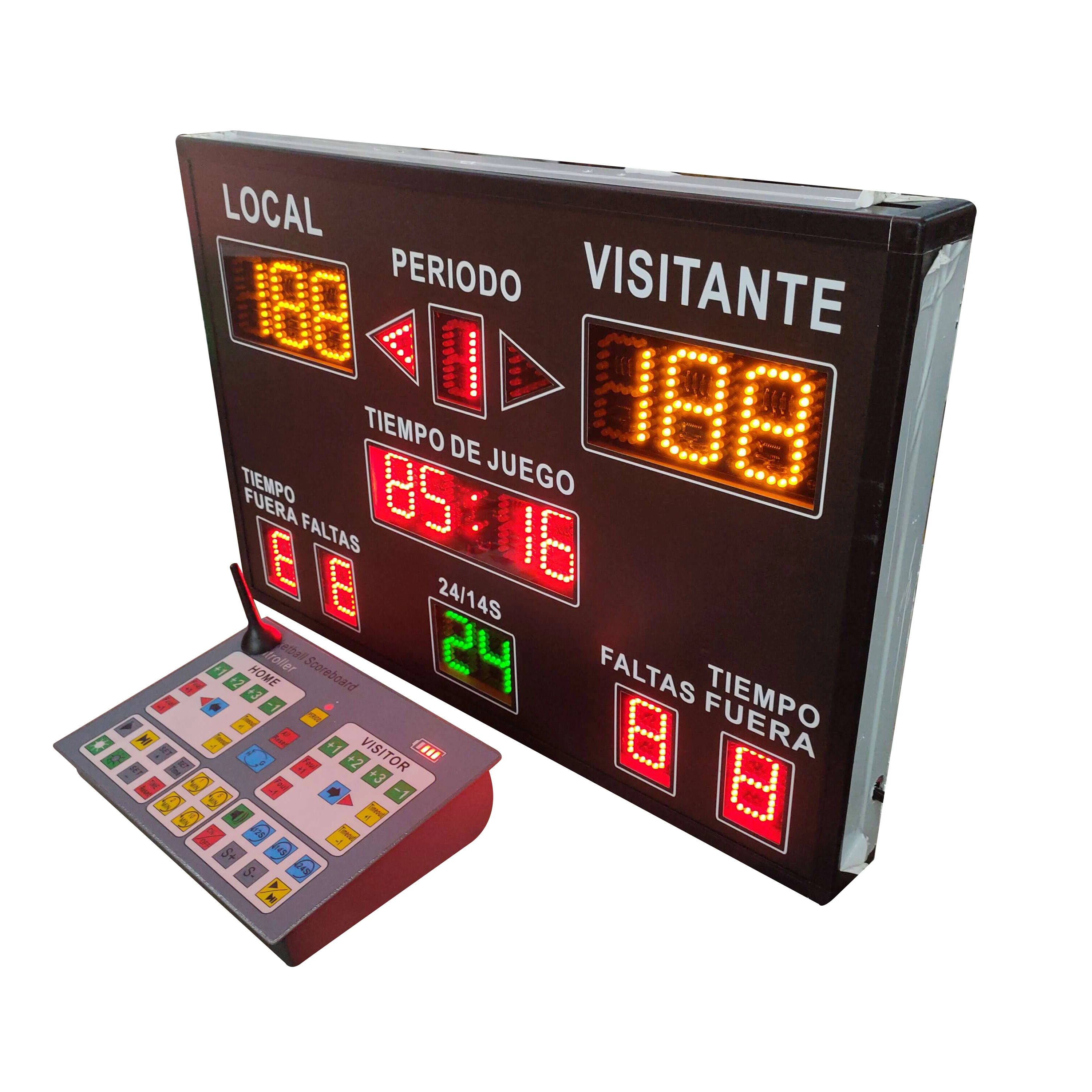 Hot Selling 600*400*55MM Outdoor waterproof mechanical football scoreboard automatic scoreboard volleyball scoreboard outdoor and indoor
