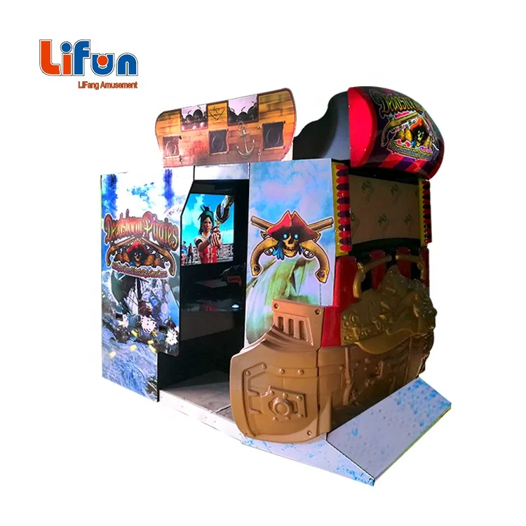 High Quality Coin Operated Gun Laser Shooting Simulator Deadstorm Pirates Arcade shooting Game Machine For Sale